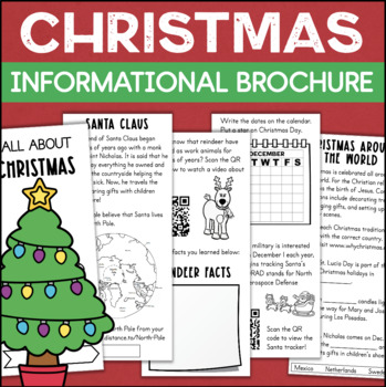 Preview of CHRISTMAS Activity Informational Brochure Print + Digital