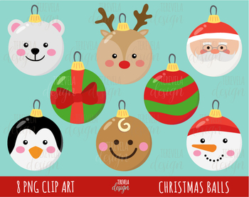 christmas balls clip art