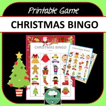 CHRISTMAS BINGO GAME by Tea4Teacher | TPT