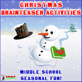 CHRISTMAS BRAINTEASER MYSTERY STORIES, RIDDLES & PUZZLES F