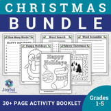 CHRISTMAS BUNDLE | Activity Booklet with Colouring, Drawin