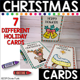 CHRISTMAS CARDS CRAFT Holidays SEVEN Different Cards