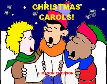 Preview of CHRISTMAS CAROLS! (FUN PACKET FOR ALL INCLUDING SPANISH ESL STUDENTS)