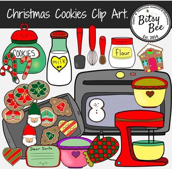 Preview of CHRISTMAS COOKIES CLIP ART