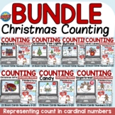 CHRISTMAS COUNTING BUNDLE 0-20 CARDINAL NUMBERS STANDARD FORM