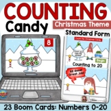 CHRISTMAS COUNTING CANDY CARDINAL NUMBERS TO 20 : STANDARD