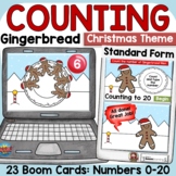 CHRISTMAS COUNTING GINGERBREAD CARDINAL NUMBERS TO 20 : ST