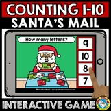 CHRISTMAS COUNTING TO 10 OBJECTS GAME LETTERS TO SANTA MAT