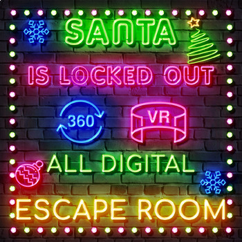 Preview of CHRISTMAS DIGITAL ESCAPE ROOM (SANTA IS LOCKED OUT), BREAKOUT