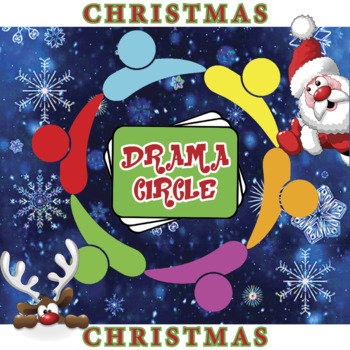 Preview of CHRISTMAS DRAMA CIRCLE ACTIVITY - RUDE ALF THE RED-NOSED REINDEER