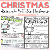 Christmas Around the World Research Project Editable Flipb
