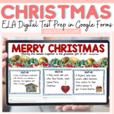 Christmas ELA Activities Digital Grammar Test Prep Digital
