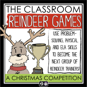 Preview of Christmas Escape Room Activity - The Reindeer Games Holiday Breakout Challenge