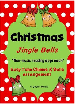 Preview of CHRISTMAS Easy Chimes & Bells Arrangement JINGLE BELLS