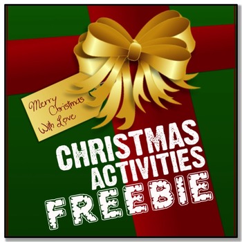 Preview of *CHRISTMAS FREEBIE* A Few English Activities