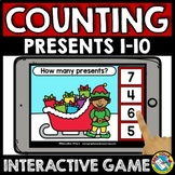 CHRISTMAS GIFTS COUNTING TO 10 OBJECTS GAME DECEMBER MATH 