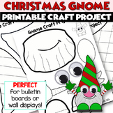 CHRISTMAS GNOME Printable Craft Project | HOLIDAY ACTIVITY