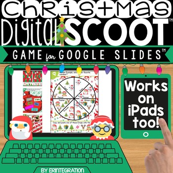 Preview of Christmas Digital Scoot Game | Google Slides Templates