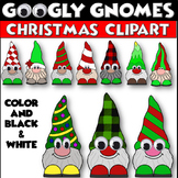 CHRISTMAS GOOGLY GNOMES Clipart | HOLIDAYS