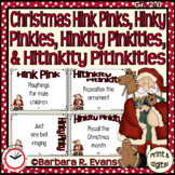 CHRISTMAS HINK PINK et al. PUZZLES Word Riddles Task Cards