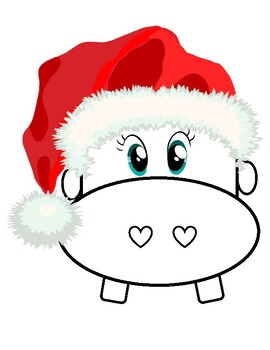 Preview of CHRISTMAS HIPPO