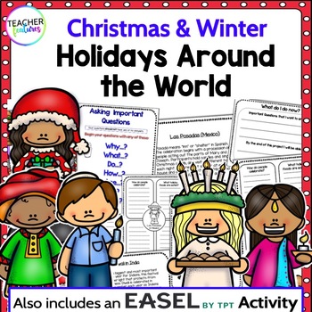 Preview of CHRISTMAS & HOLIDAYS AROUND THE WORLD December Activities Research Project