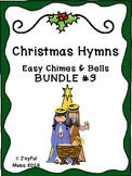 CHRISTMAS HYMNS - 3 Easy Chimes & Bells Arrangements BUNDLE #3