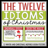 Christmas Idioms Posters and Activity - Bulletin Board Hol