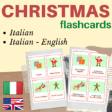 CHRISTMAS ITALIAN FLASH CARDS | Italian flashcards Christm