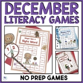 December Literacy Games Christmas Phonics Activities Kinde