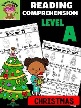 Preview of CHRISTMAS - Level A Reading Comprehension Passages & Questions