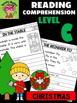 Preview of CHRISTMAS - Level C Reading Comprehension Passages & Questions
