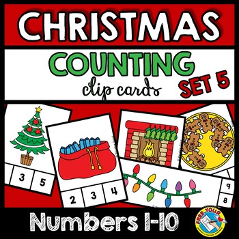 Christmas Math Activities Kindergarten Preschool December Counting 1 10