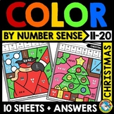 CHRISTMAS MATH COLOR BY CODE TEEN NUMBER SENSE DECEMBER CO