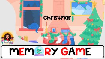 Preview of CHRISTMAS MEMORY GAME NO EDITABLE (online teaching/remote-distance learning)