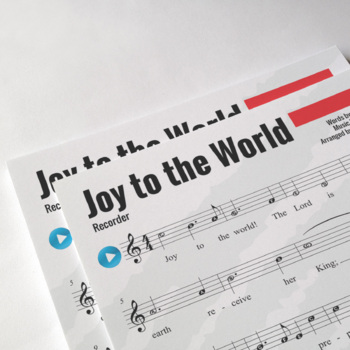 CHRISTMAS MUSIC: Joy to the World (RECORDER) by HardPlayed | TpT