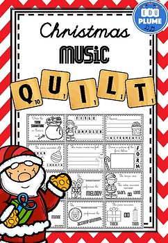 Preview of CHRISTMAS MUSIC - LISTENING QUILT