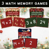 CHRISTMAS Memory Matching Games | Equal Groups, Multiplica