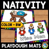 CHRISTMAS NATIVITY ACTIVITY PLAYDOUGH MATS HOLIDAYS AROUND