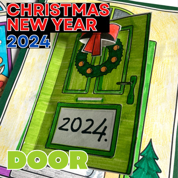 CHRISTMAS NEW YEAR 2024 DOOR CRAFT ACTIVITIES PRINTABLE By Art With   Original 10686964 1 