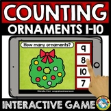 CHRISTMAS ORNAMENTS COUNTING TO 10 OBJECTS GAME DECEMBER M