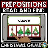 CHRISTMAS PREPOSITIONS OF PLACE ACTIVITY POSITIONAL WORDS 