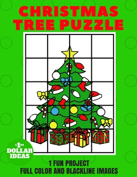 Preview of CHRISTMAS TREE PUZZLE | CHRISTMAS CRAFTS FOR KIDS