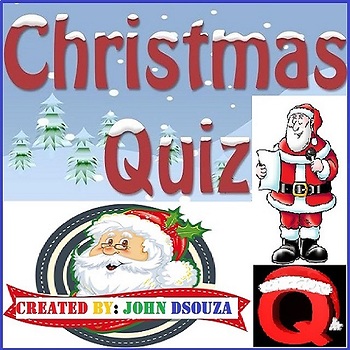 Preview of CHRISTMAS QUIZ: 25 AMAZING AND SIGNIFICANT FACTS