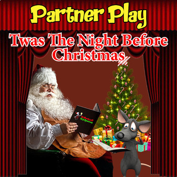 Preview of Christmas Readers Theater Partner Play - 'Twas the Night Before Christmas Script