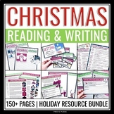 Christmas Reading and Writing Bundle: Holiday Activities, 
