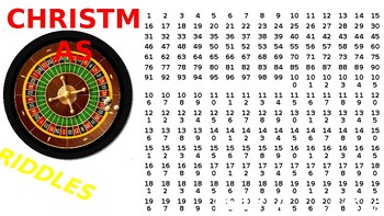 Preview of CHRISTMAS ROULETTE -RIDDLES, TRIVIA, QUOTES, and JOKES