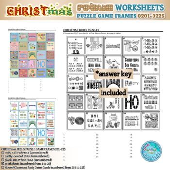 christmas rebus puzzles