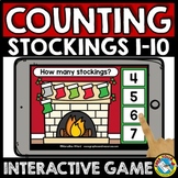 CHRISTMAS STOCKINGS COUNTING TO 10 OBJECTS GAME DECEMBER M