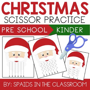 Practice Scissor Skills For Preschool Christmas Scissor Skills Printables